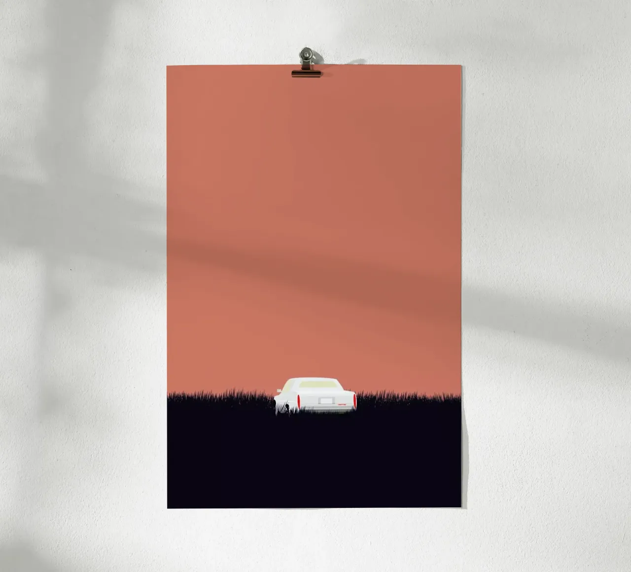 Kriminalsager No. 03 poster con telaio in legno da Swen Swensøn