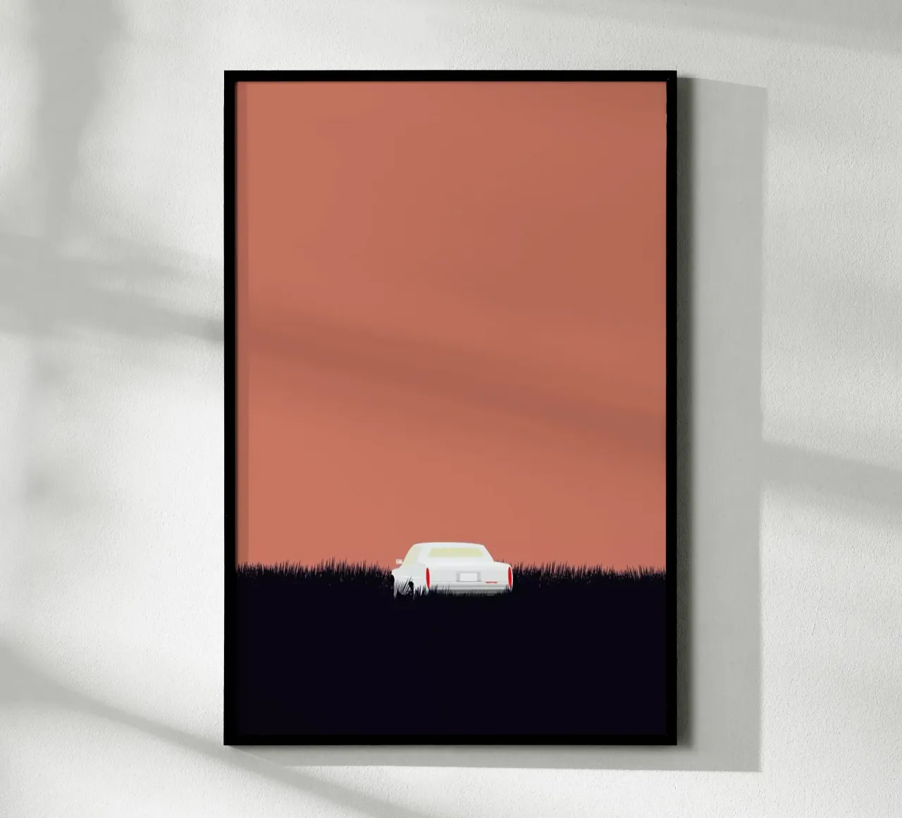 Kriminalsager No. 03 poster con telaio in legno da Swen Swensøn