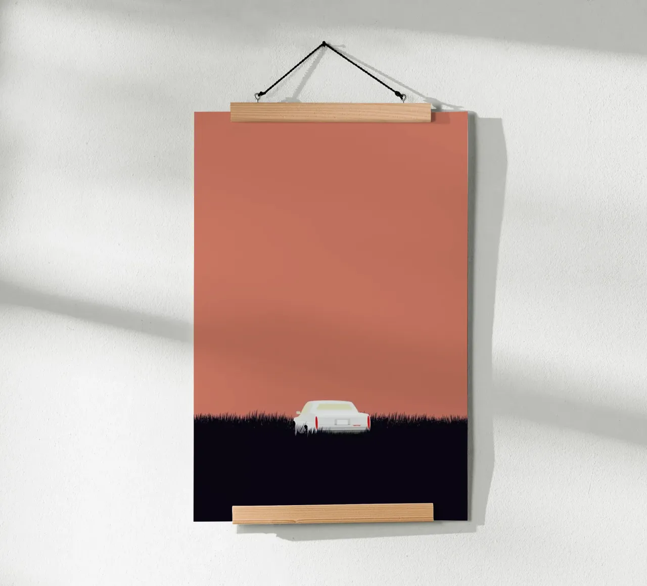 Kriminalsager No. 03 poster con telaio in legno da Swen Swensøn