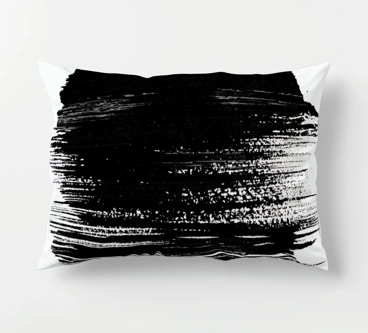Bordeaux Skyline Brush Stroke cuscino da Naxart