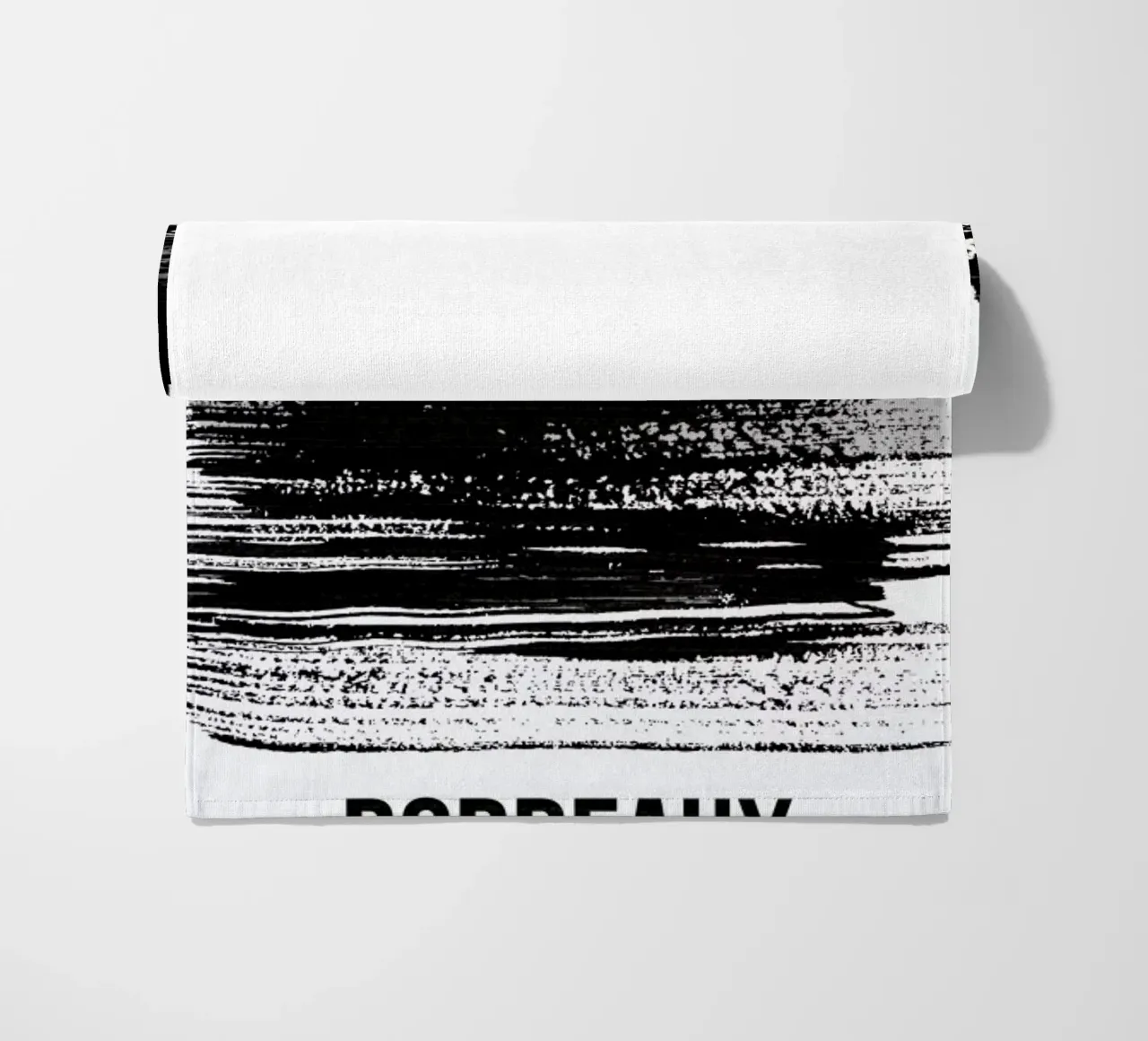 Bordeaux Skyline Brush Stroke telo mare da Naxart