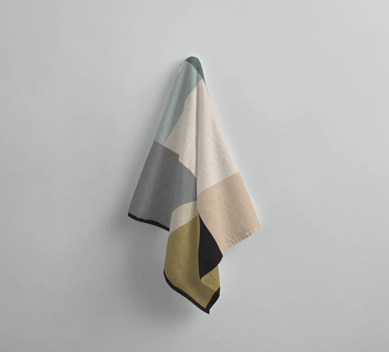geometric abstract 144 towel by Gaite
