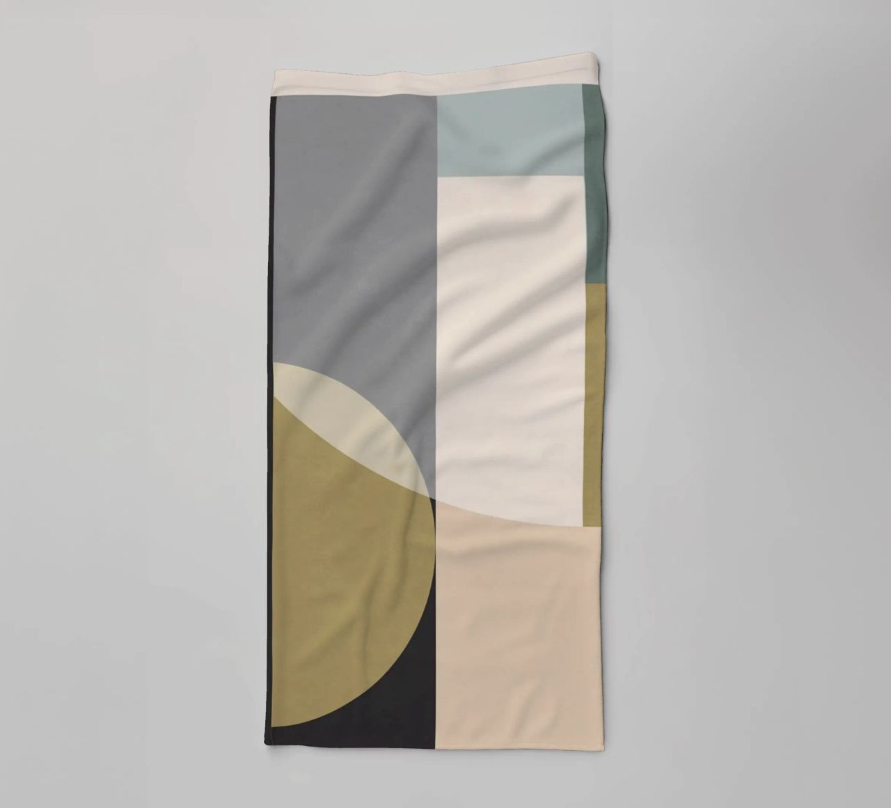 geometric abstract 144 towel by Gaite