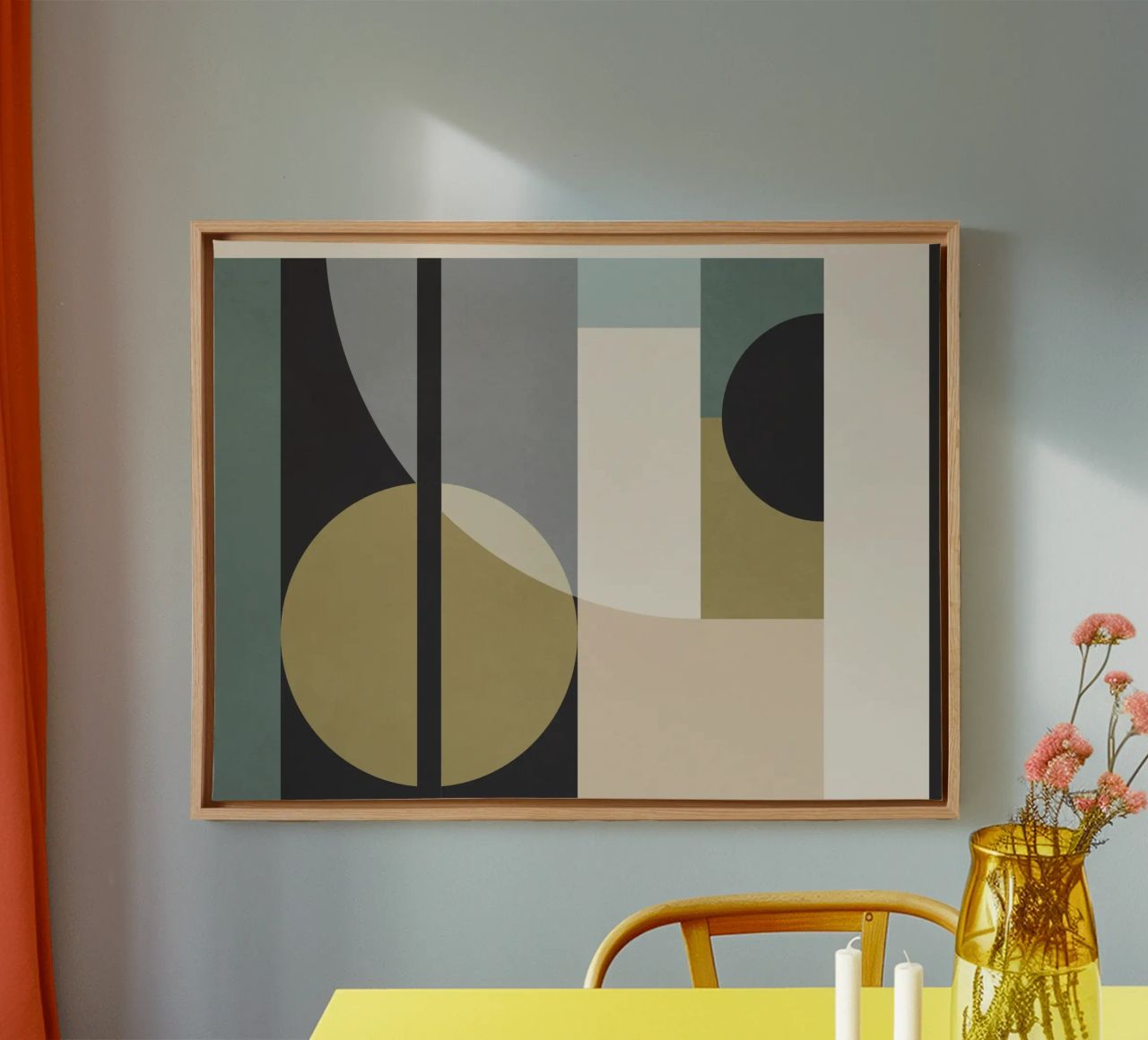 geometric abstract 144 canvas by Gaite