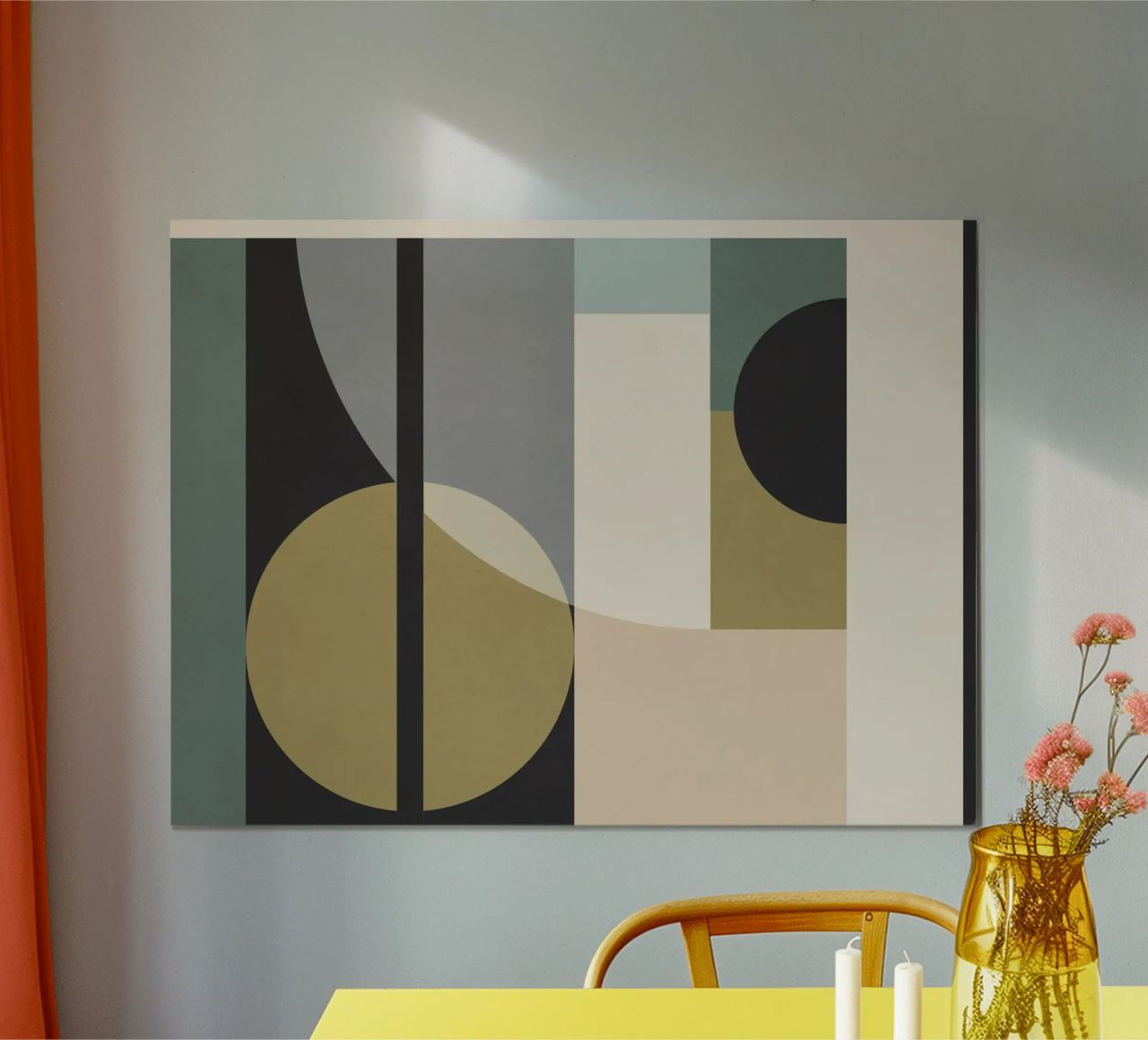 geometric abstract 144 poster by Gaite