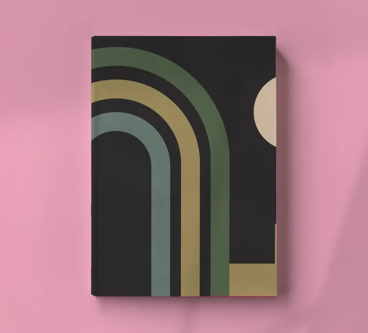 geometric abstract 145 notebook by Gaite
