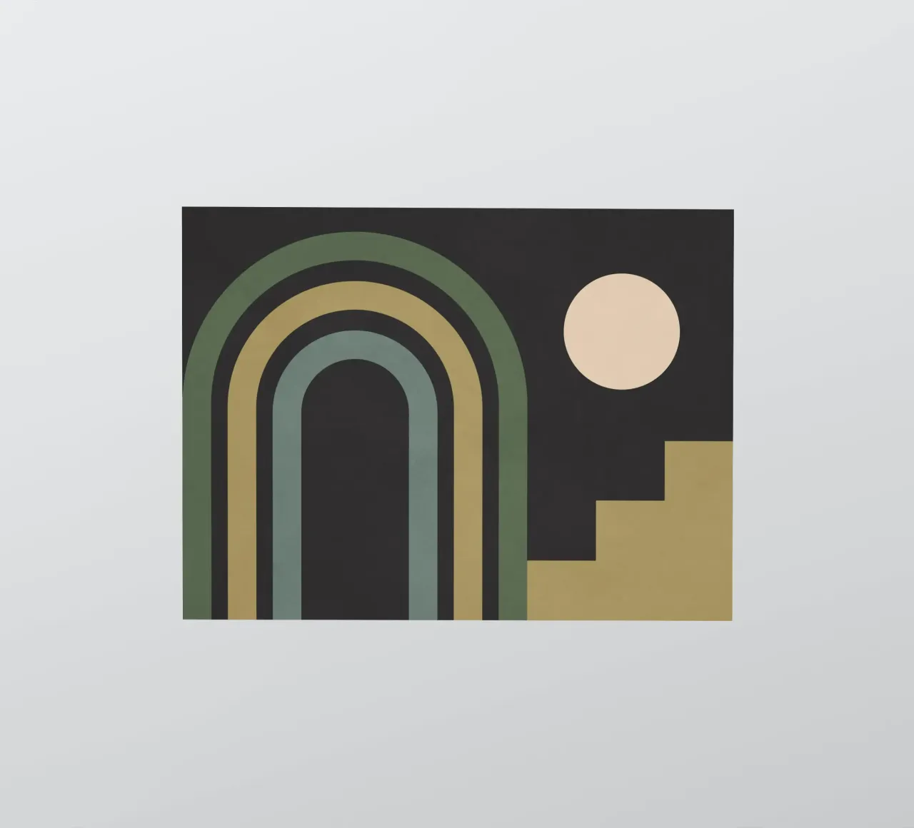 geometric abstract 145 sticker by Gaite