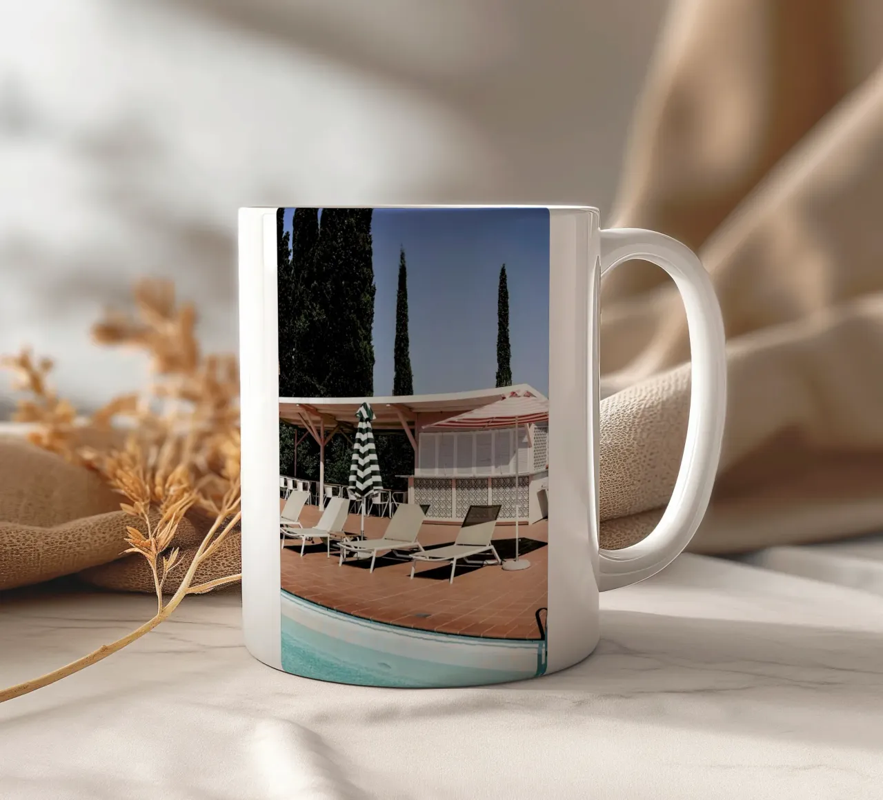 Tuscany Keramik Tasse von NET Talents GmbH