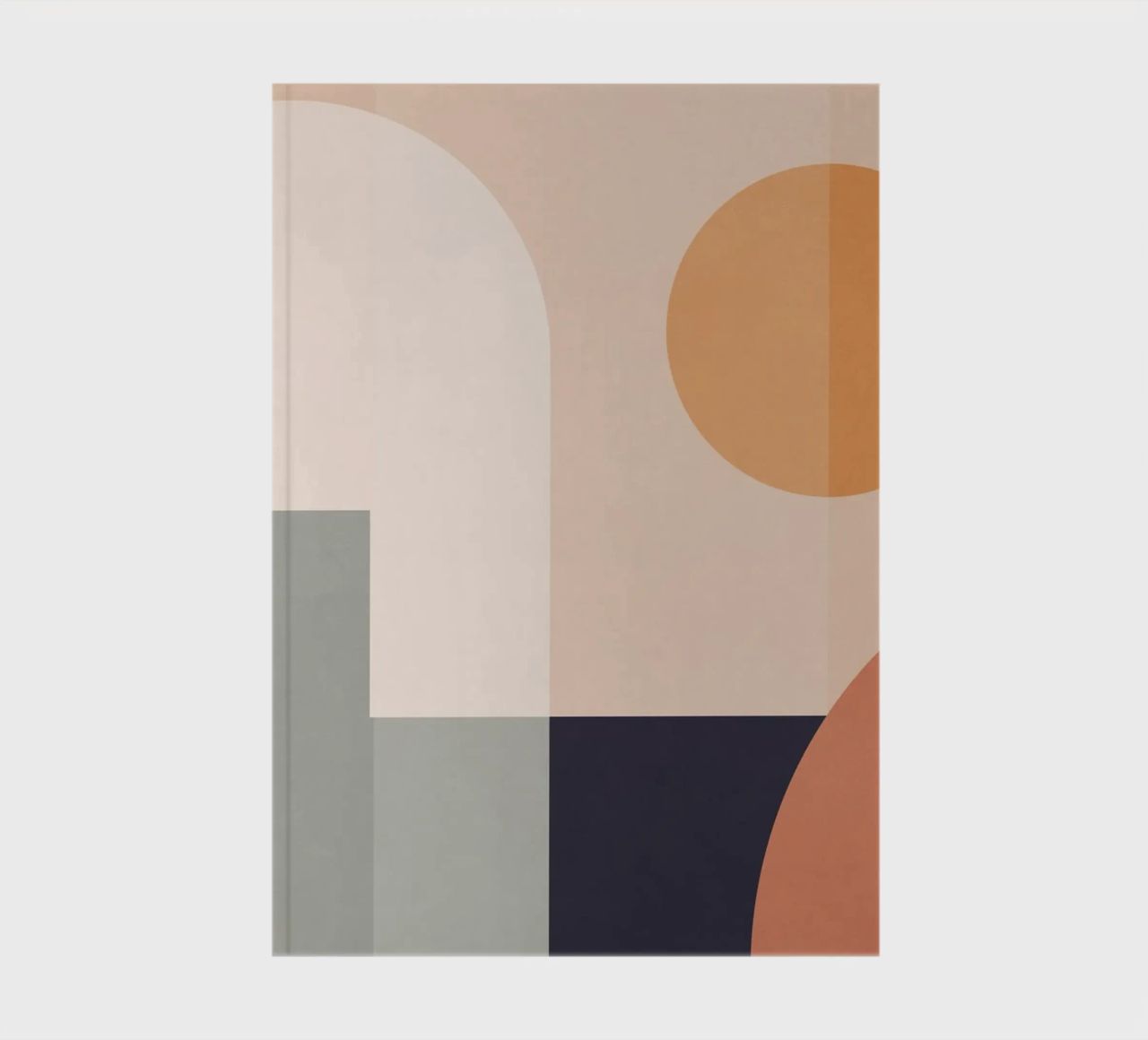 geometric abstract 149 notebook by Gaite