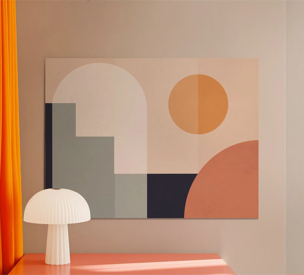 geometric abstract 149 poster by Gaite