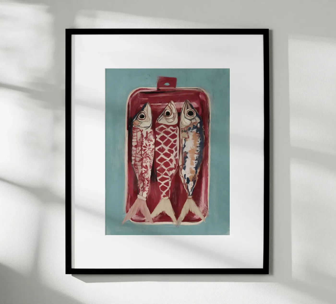 Patterned Fish Trio poster by ThingDesign