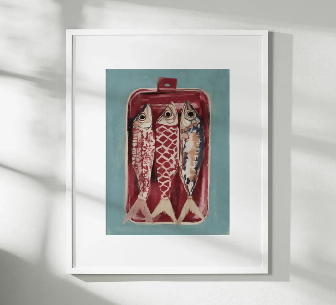 Patterned Fish Trio poster da ThingDesign