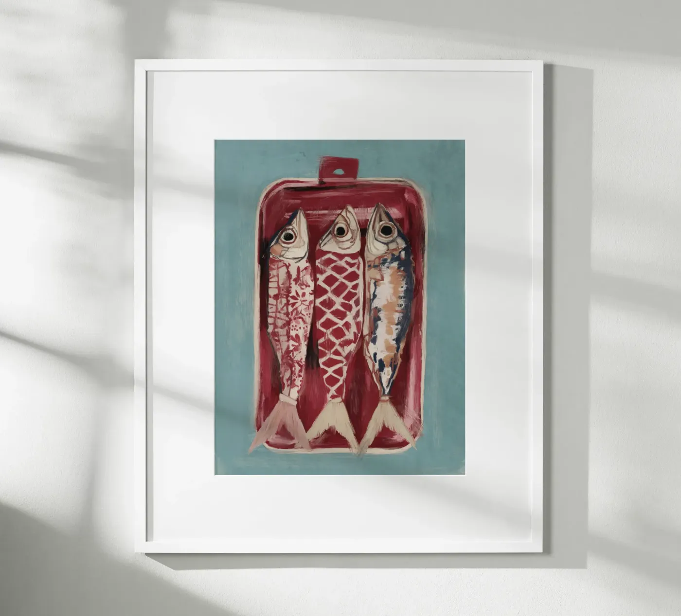Patterned Fish Trio poster by ThingDesign