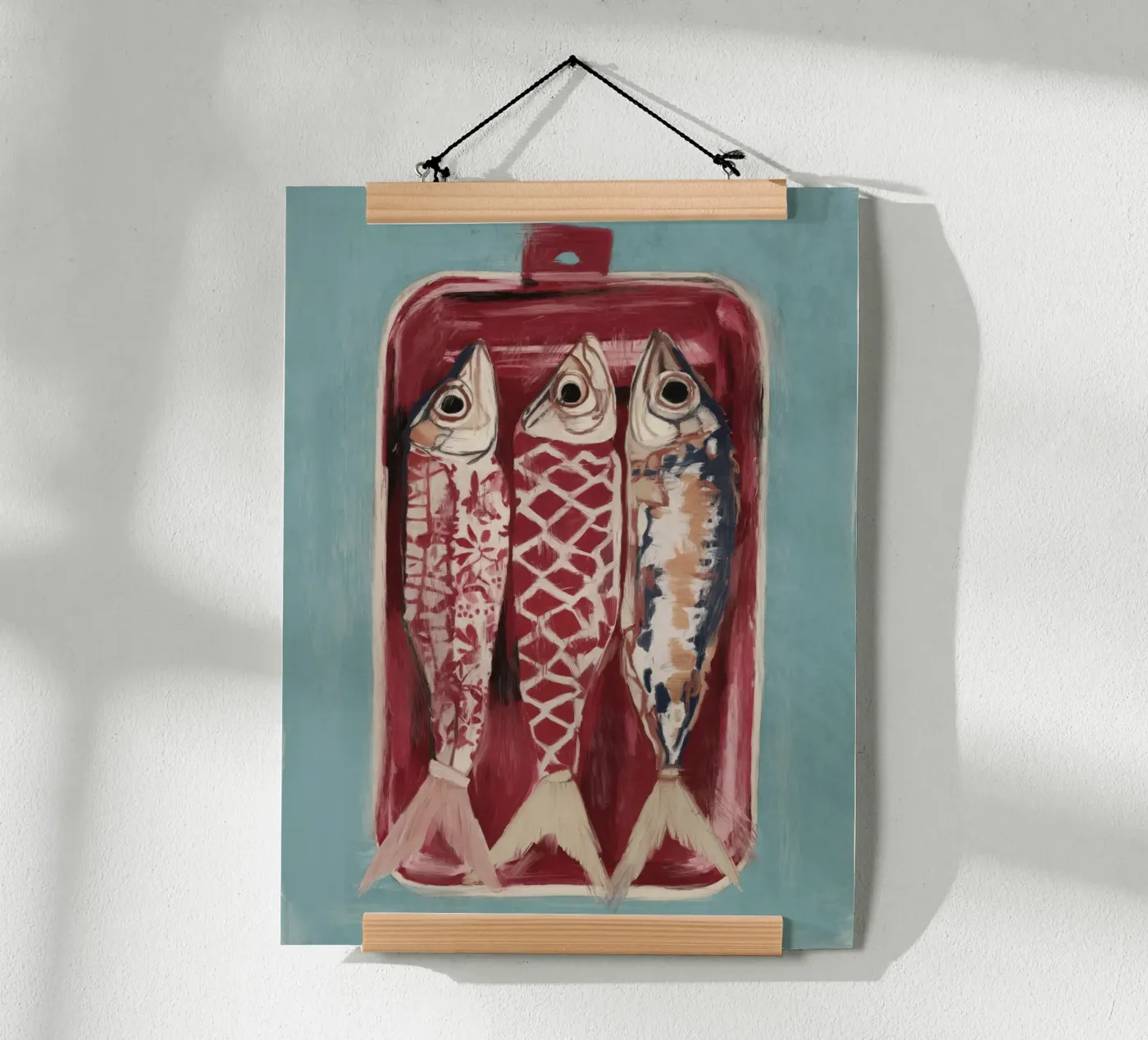 Patterned Fish Trio poster by ThingDesign