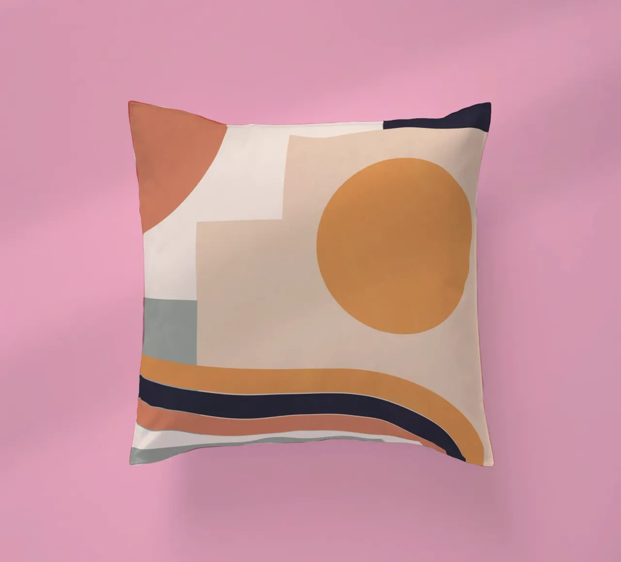 geometric abstract 150 decorative cushion by Gaite