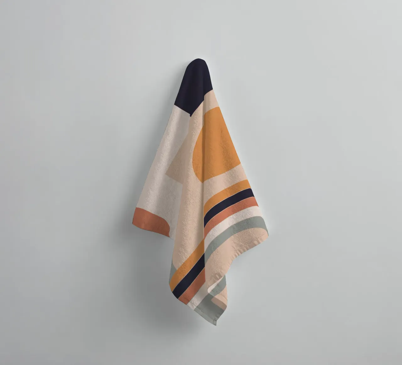 geometric abstract 150 towel by Gaite