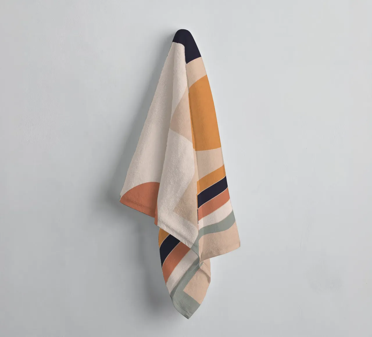 geometric abstract 150 towel by Gaite