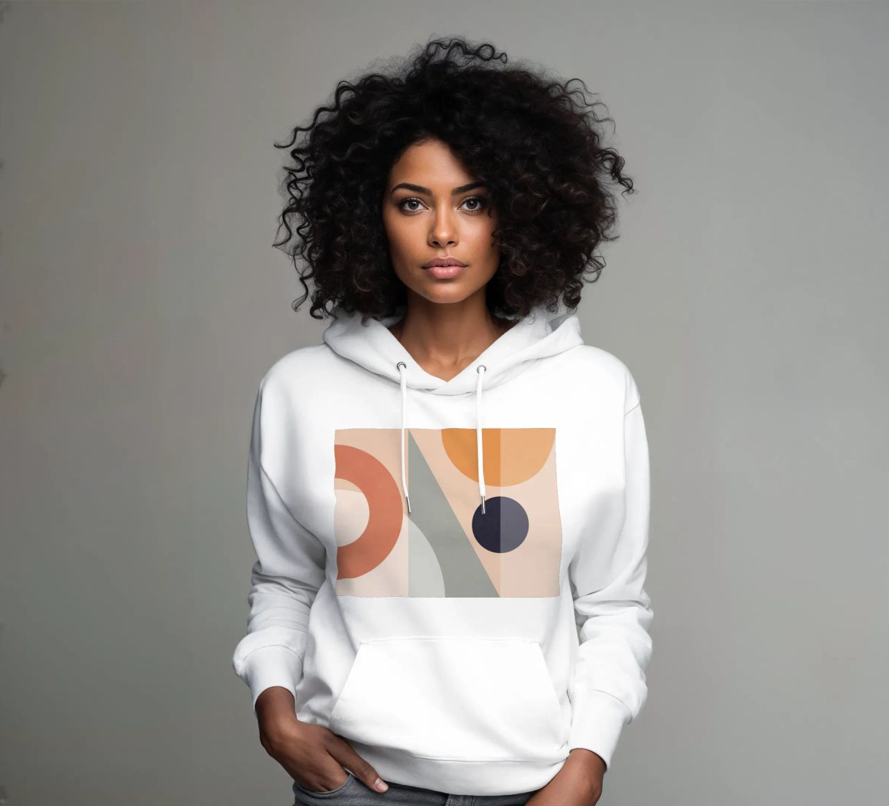abstracto geométrico 151 sudadera con capucha de Gaite
