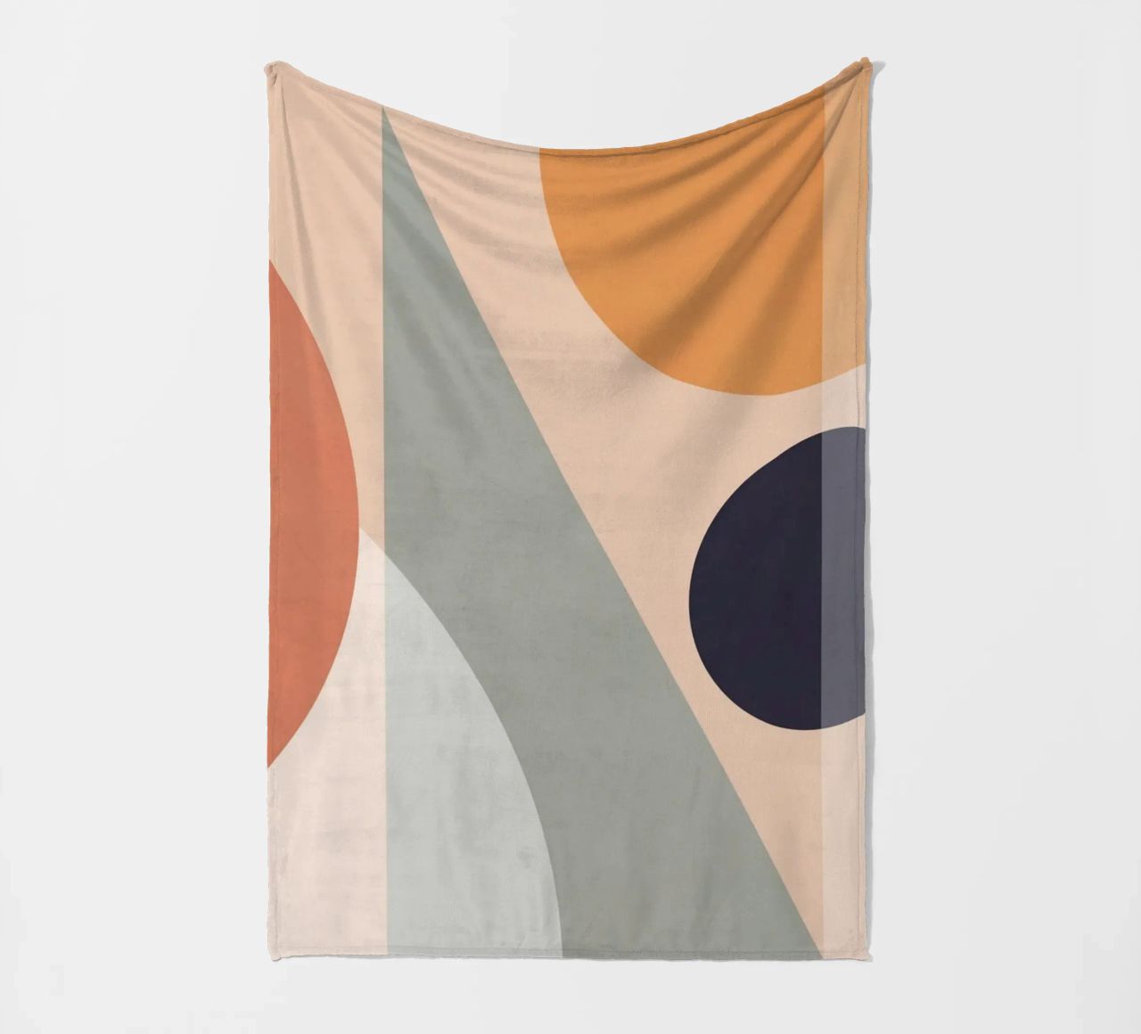 geometric abstract 151 fleece blanket by Gaite