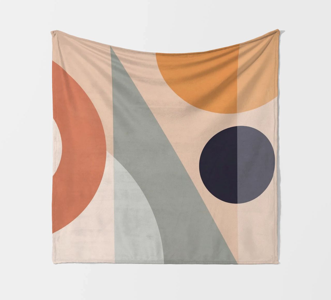 geometric abstract 151 fleece blanket by Gaite