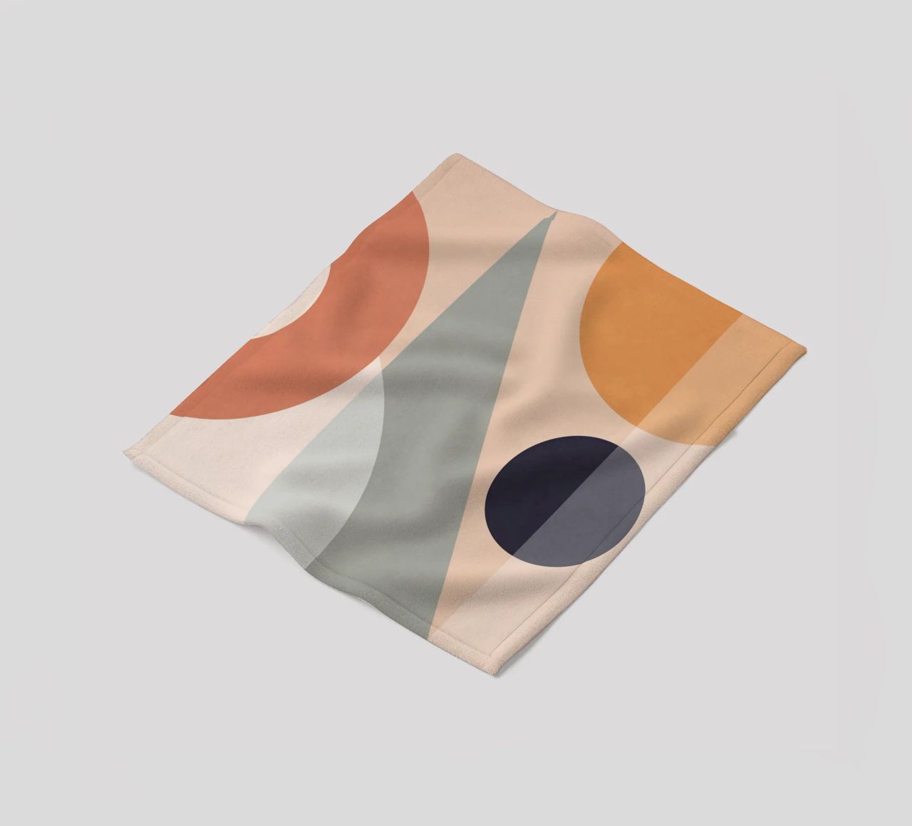 geometric abstract 151 fleece blanket by Gaite