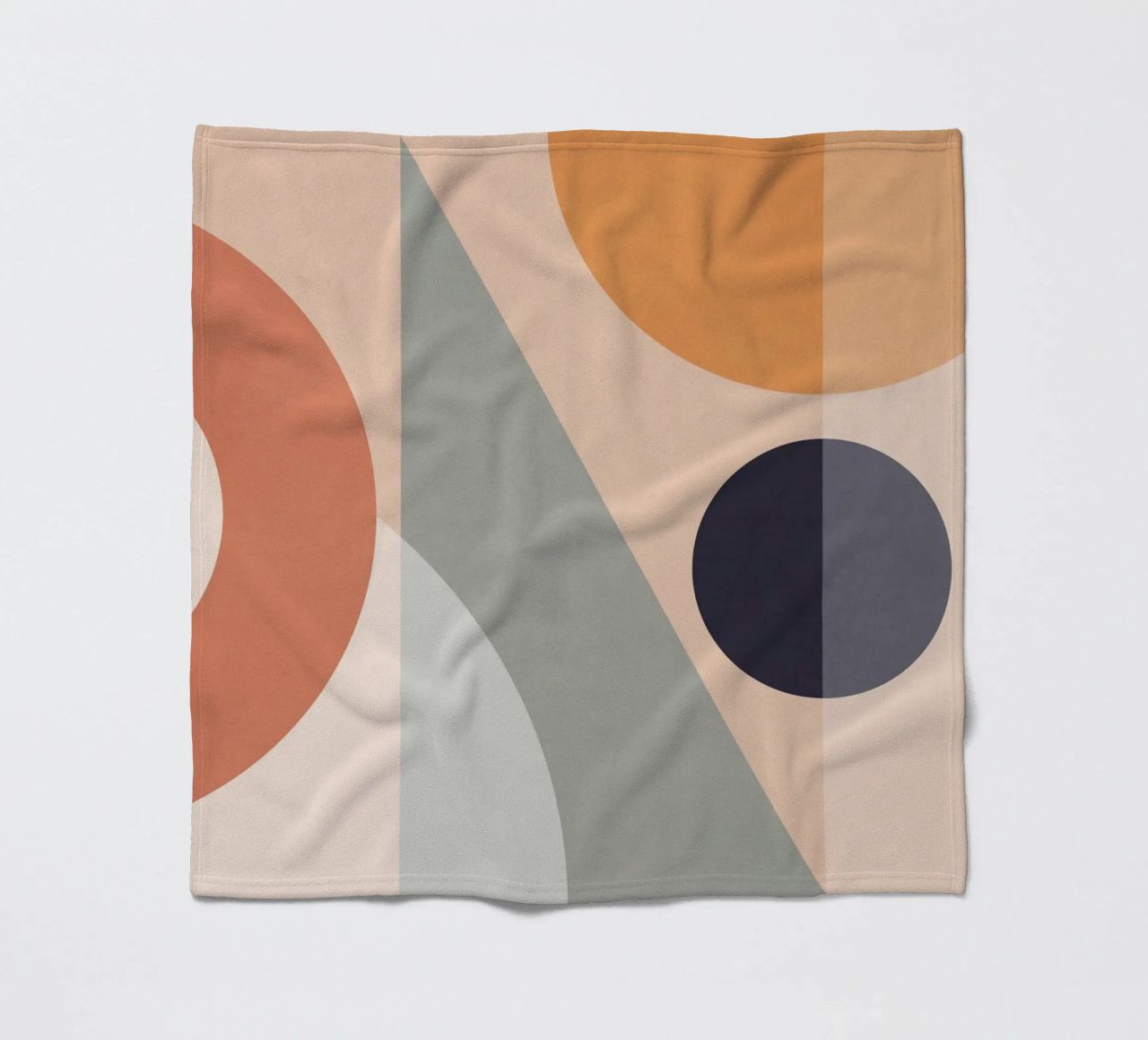 geometric abstract 151 fleece blanket by Gaite