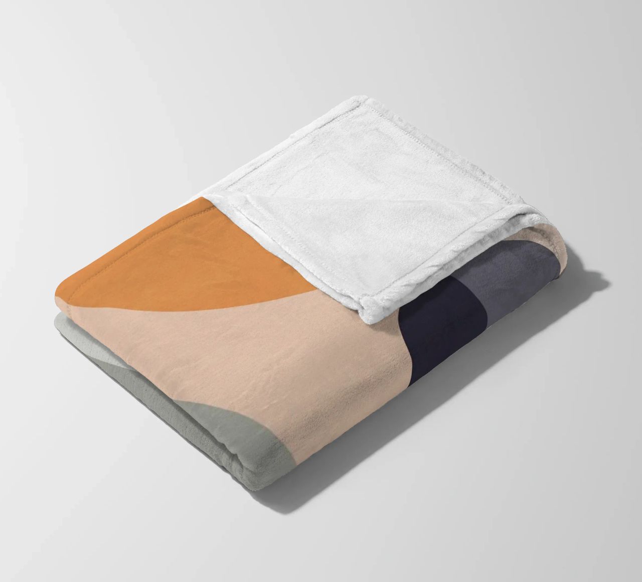 geometric abstract 151 fleece blanket by Gaite