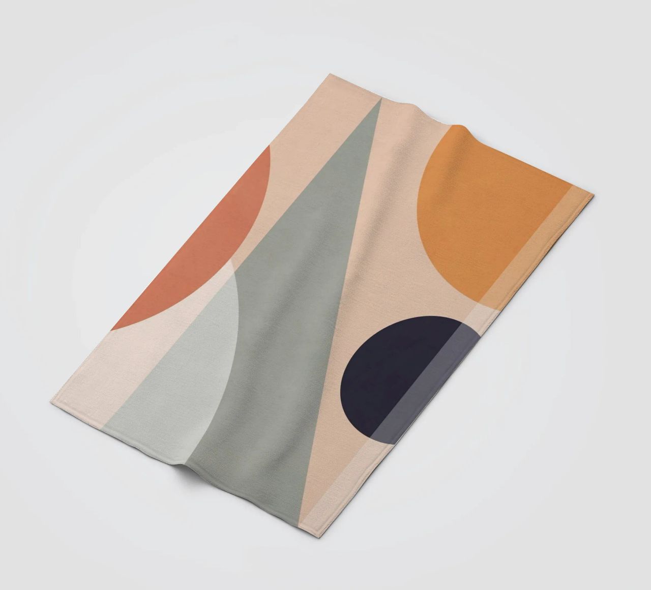 geometric abstract 151 fleece blanket by Gaite