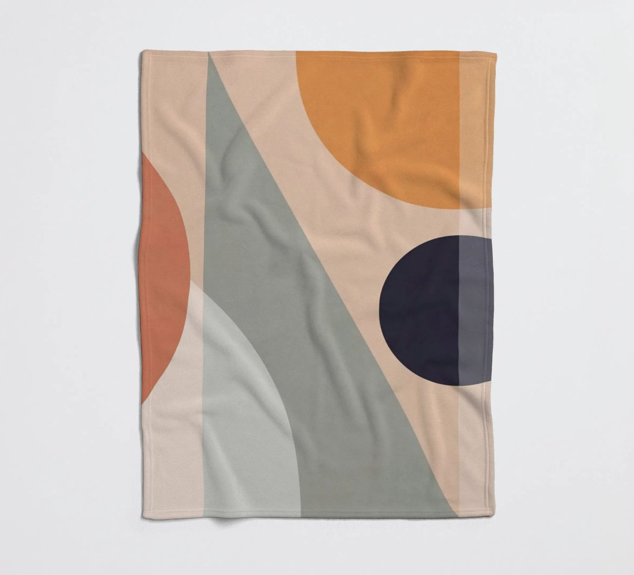 geometric abstract 151 fleece blanket by Gaite