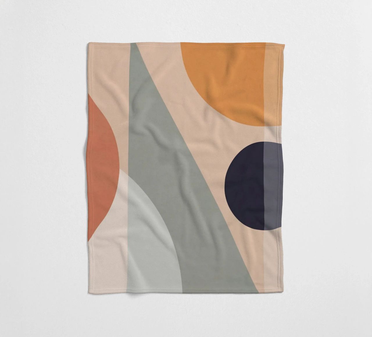 geometric abstract 151 fleece blanket by Gaite