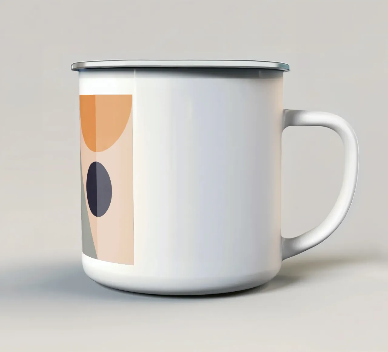 astratto geometrico 151 tazza in smalto da Gaite