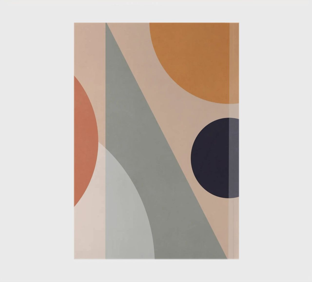 geometric abstract 151 notebook by Gaite