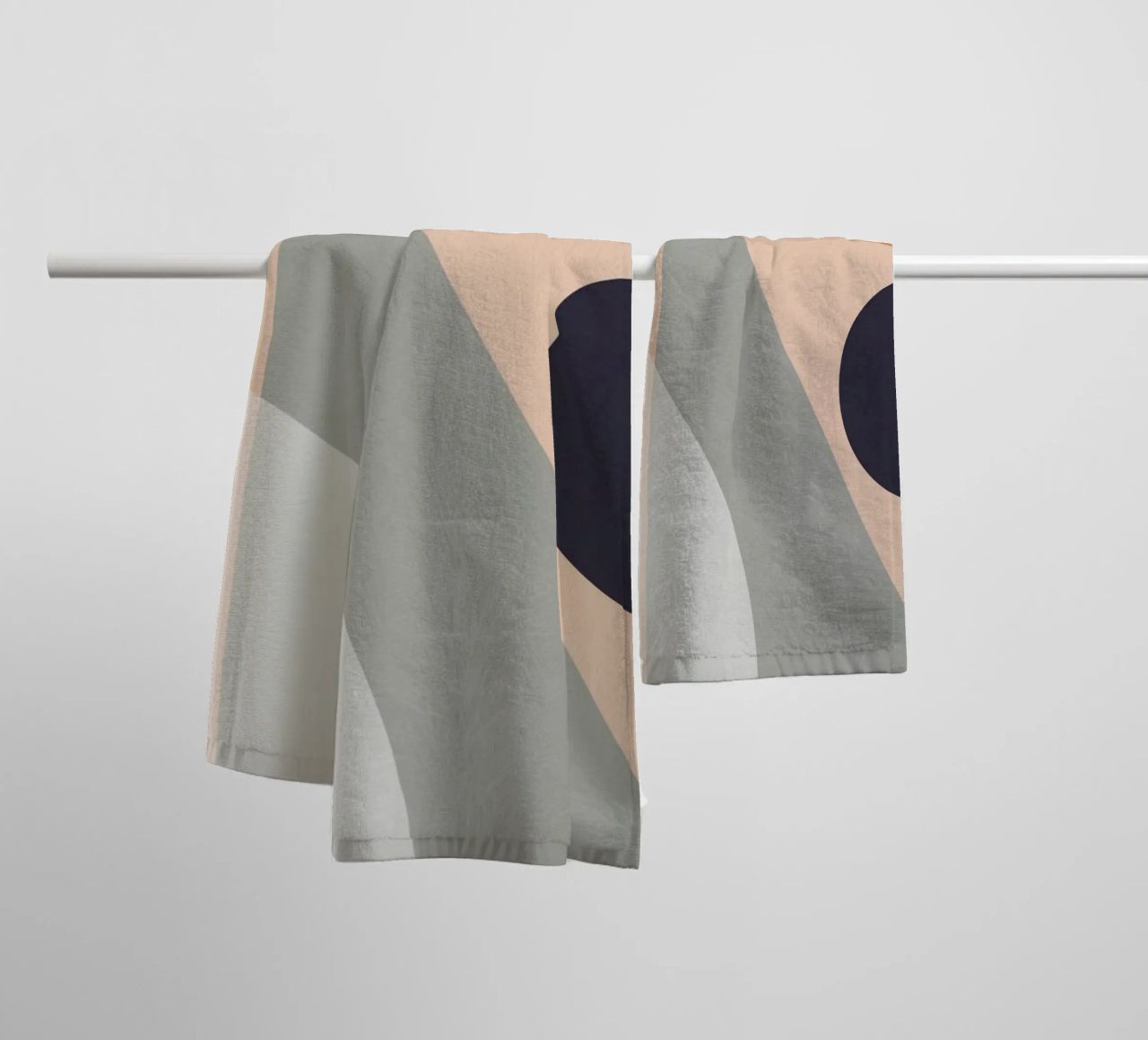 geometric abstract 151 towel by Gaite