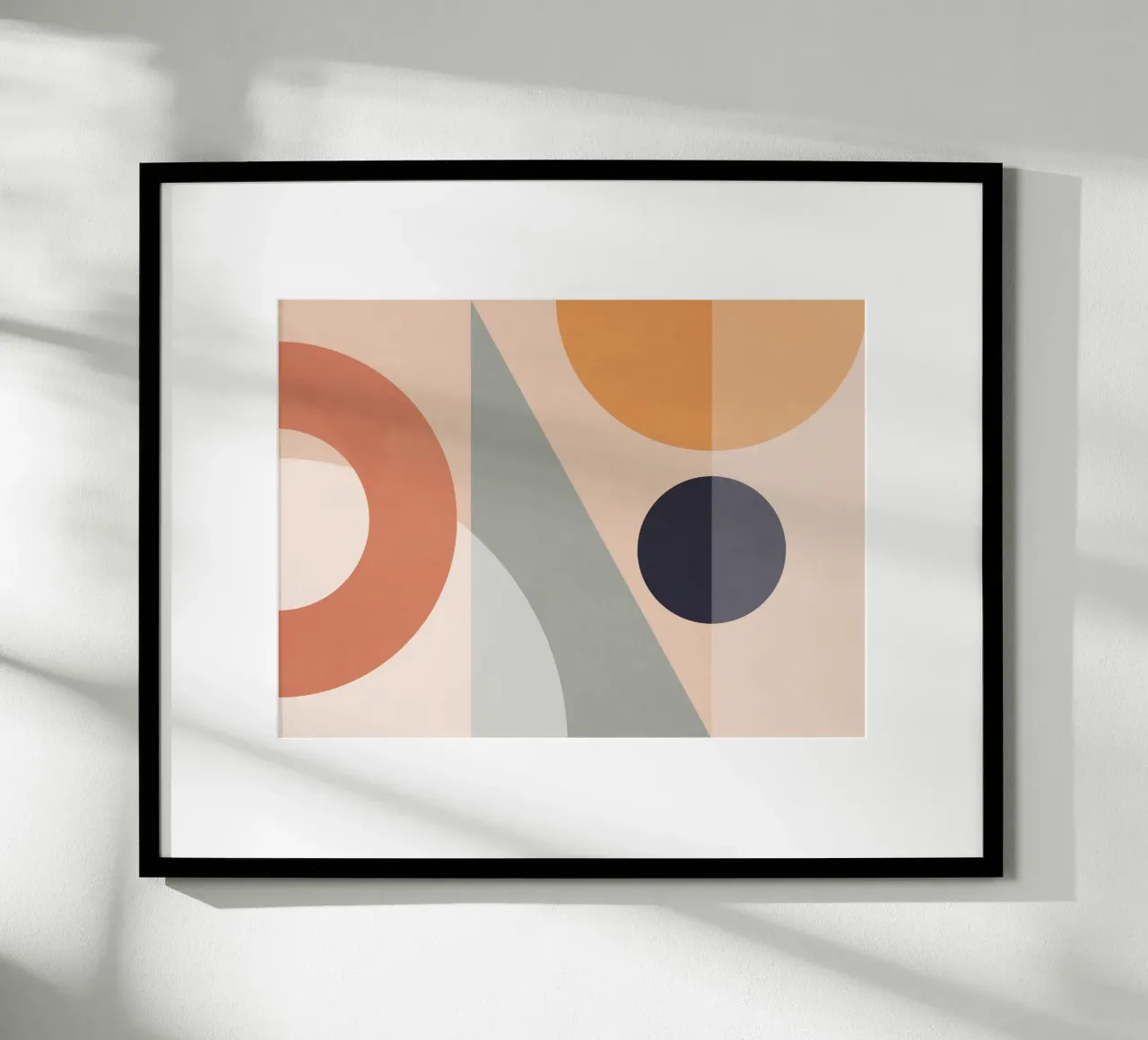 geometric abstract 151 poster by Gaite