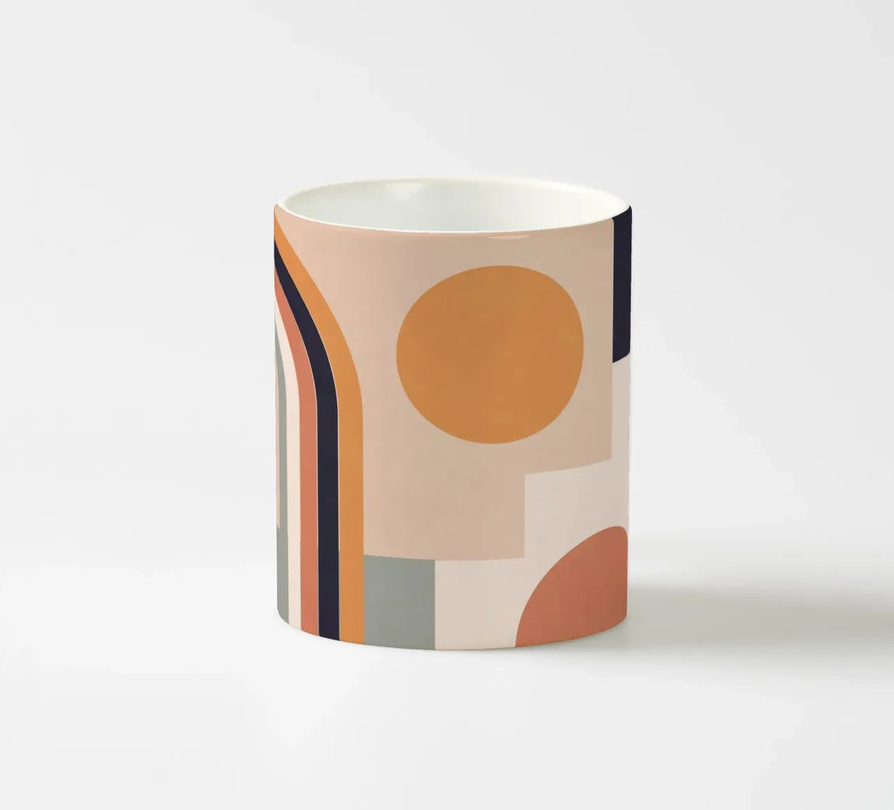 astratto geometrico 151a tazza in ceramica da Gaite