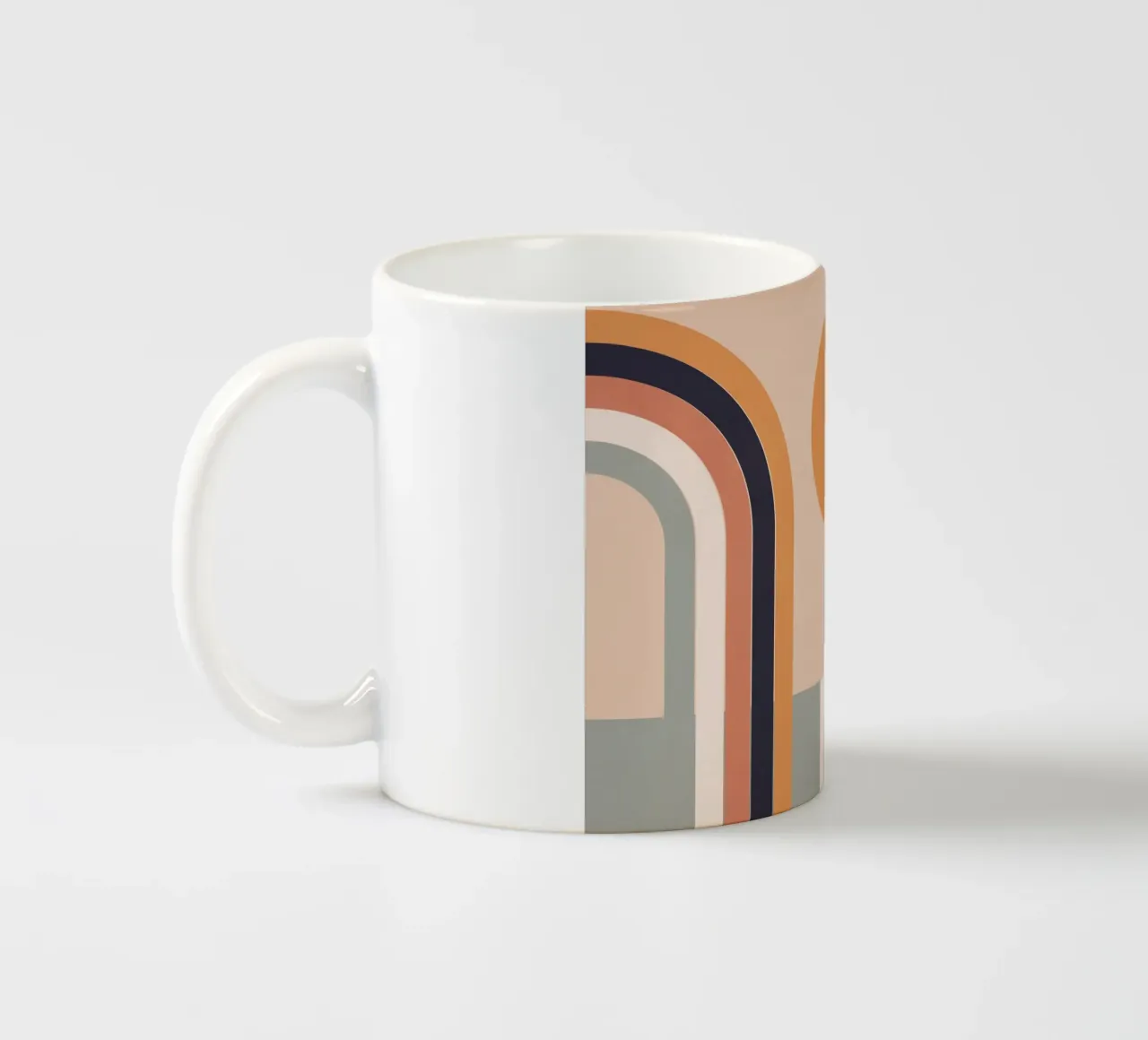 astratto geometrico 151a tazza in ceramica da Gaite