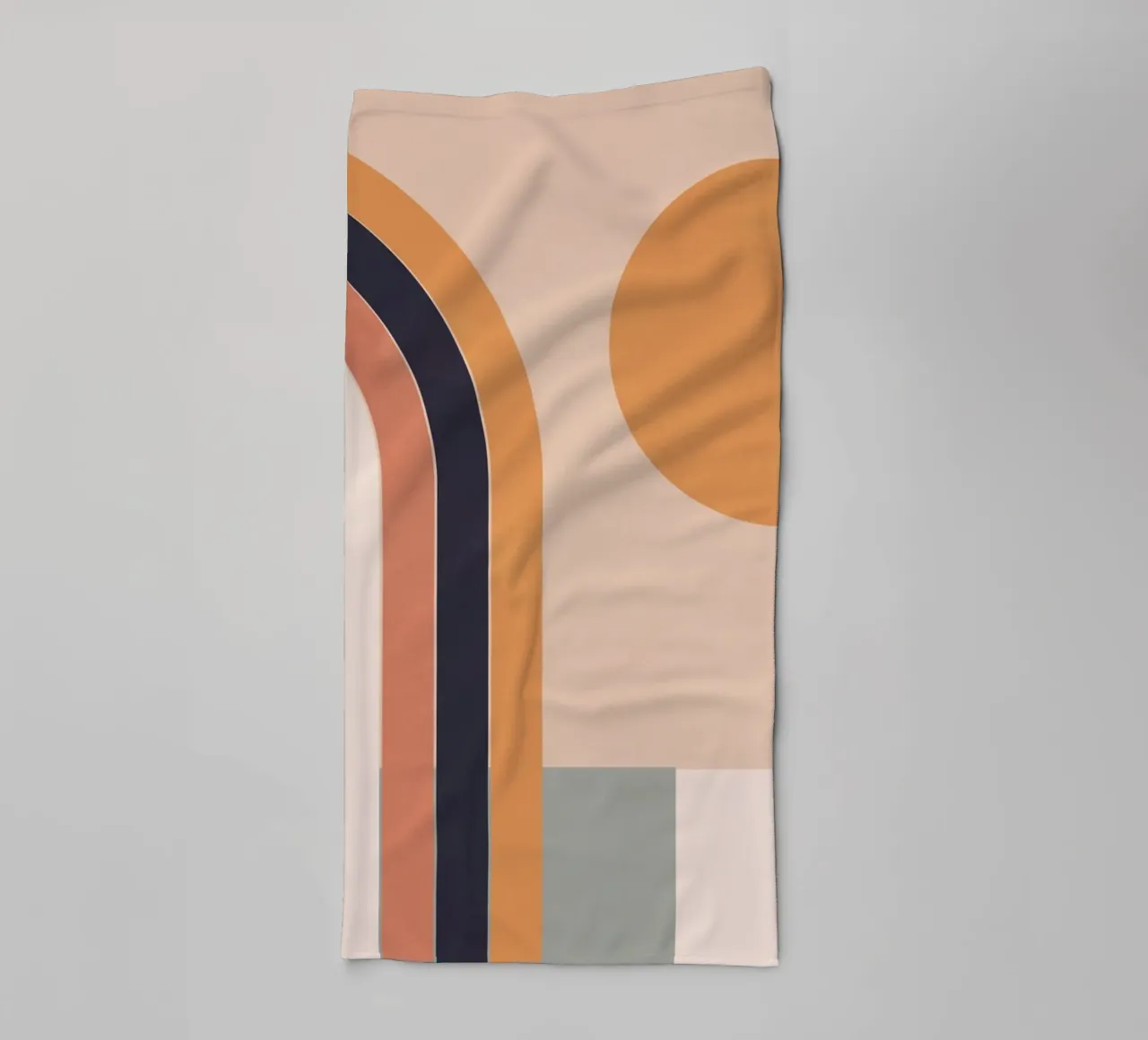 geometric abstract 151a towel by Gaite