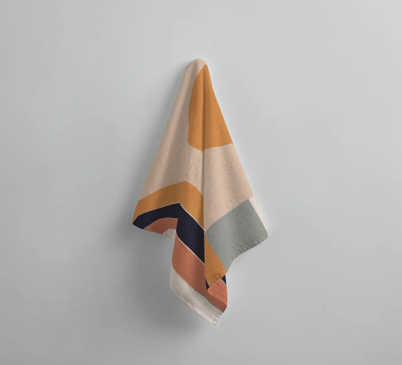 geometric abstract 151a towel by Gaite