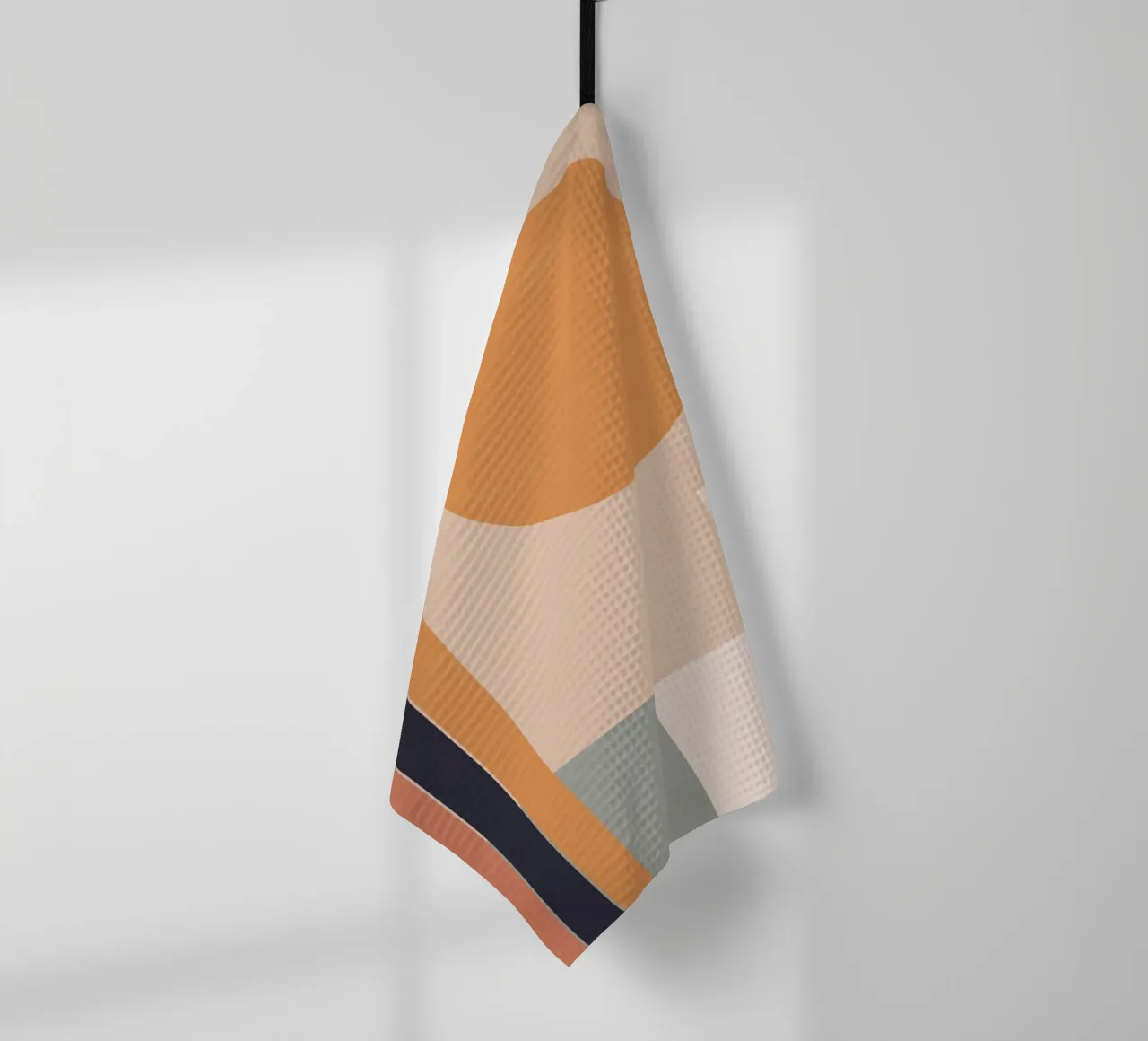 geometric abstract 151a tea towel by Gaite