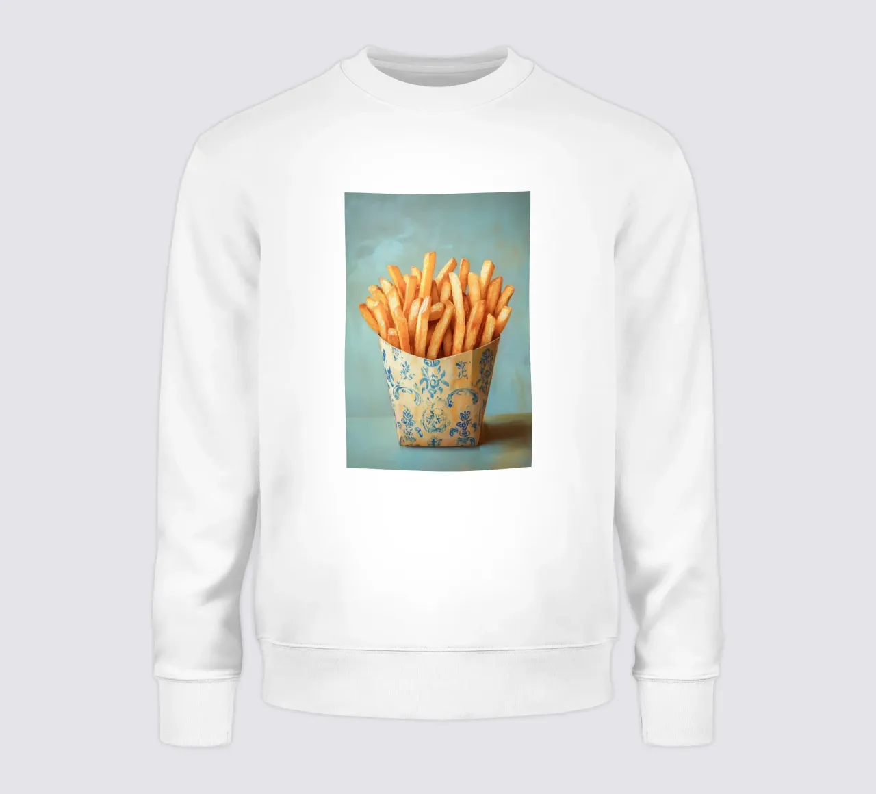 Patatine fritte nostalgiche felpa da Carinaprint