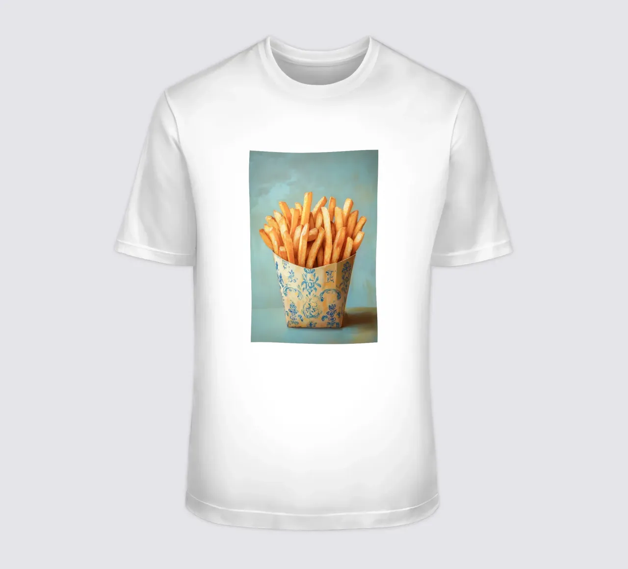 Patatine fritte nostalgiche t-shirt da Carinaprint