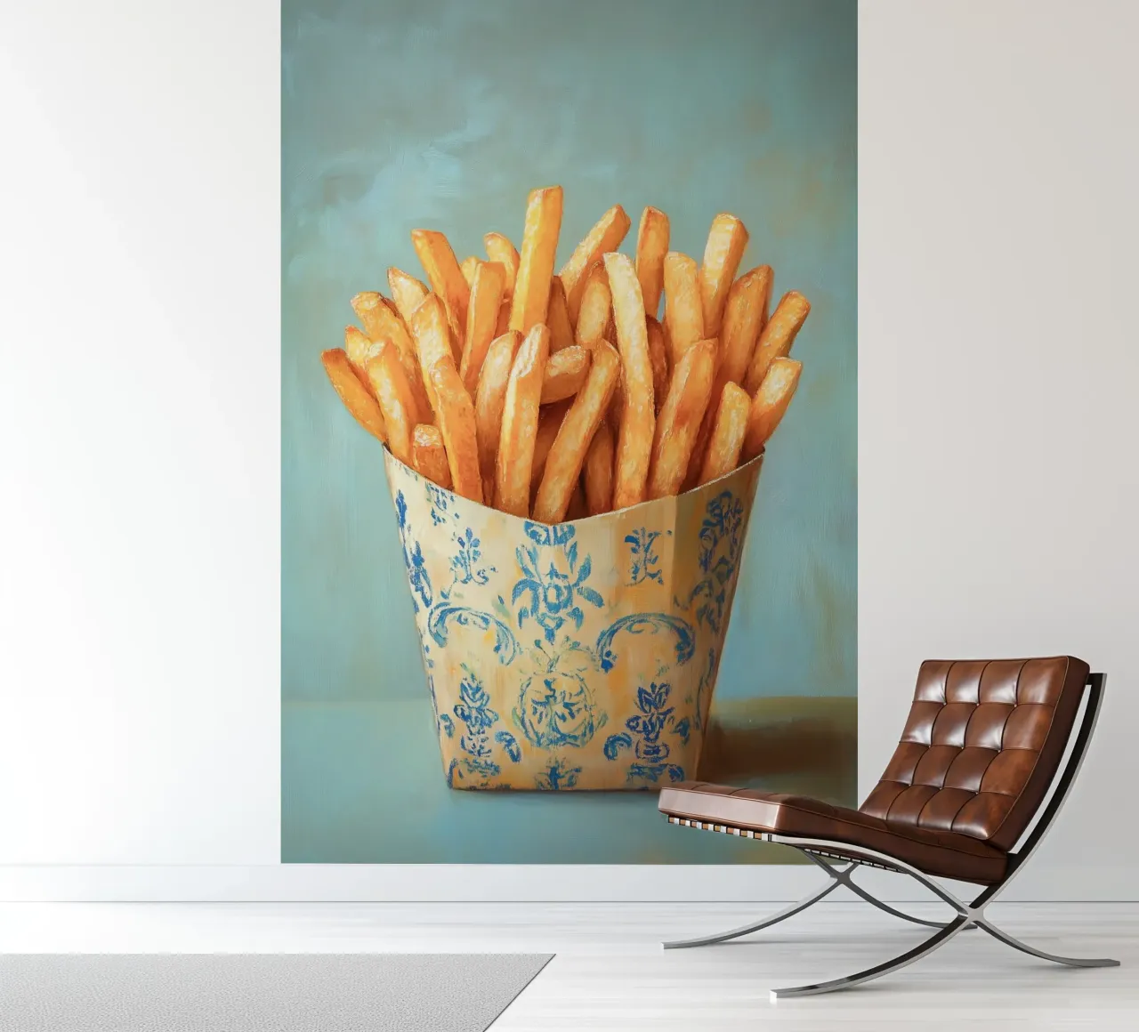 Nostalgic French fries photo wallpaper by Carinaprint