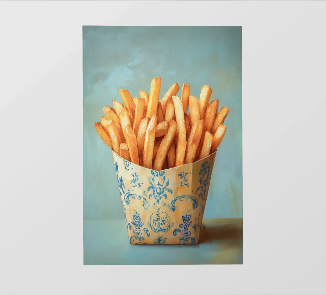 Nostalgic French fries photo wallpaper by Carinaprint
