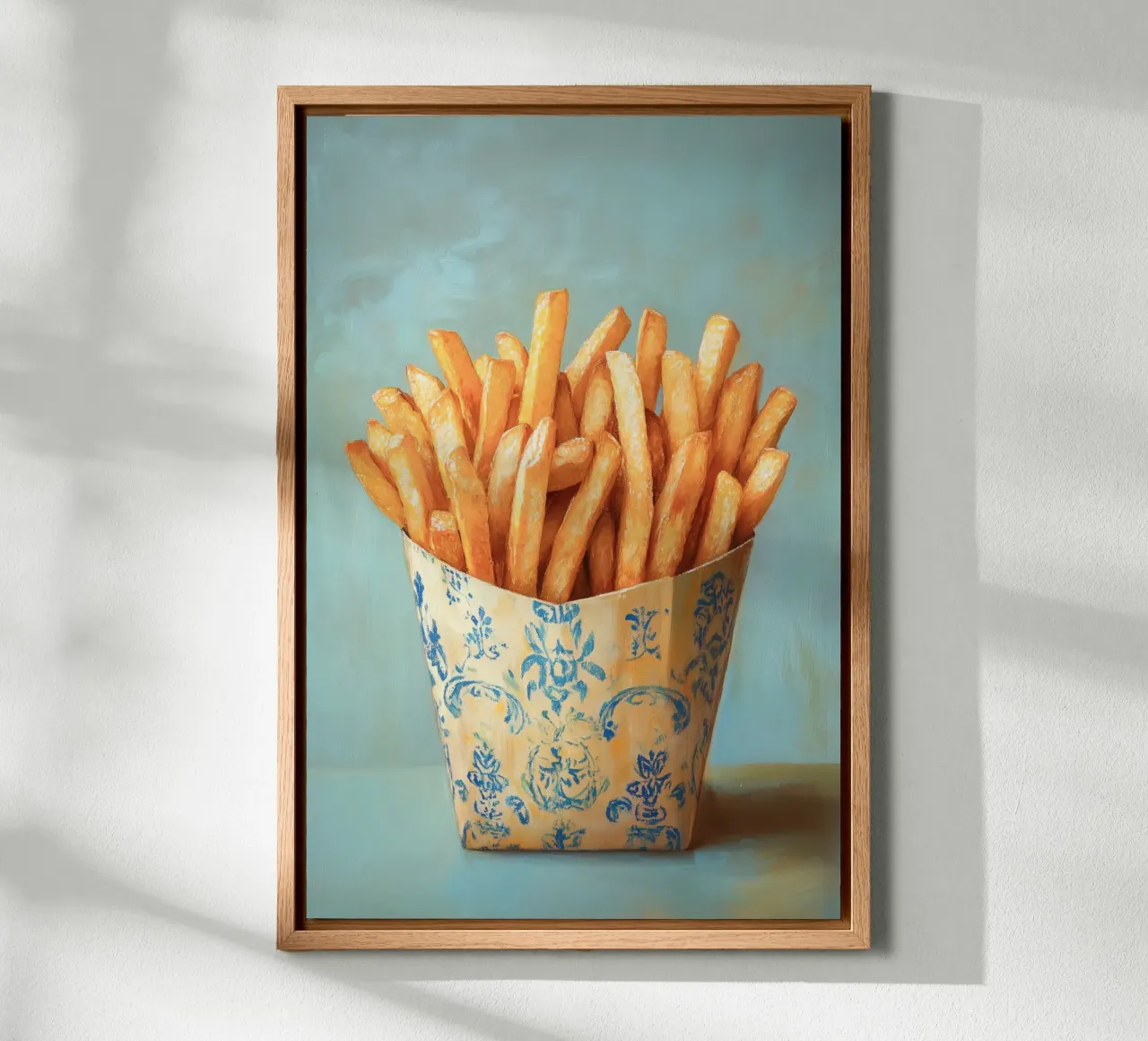 Nostalgic French fries canvas by Carinaprint