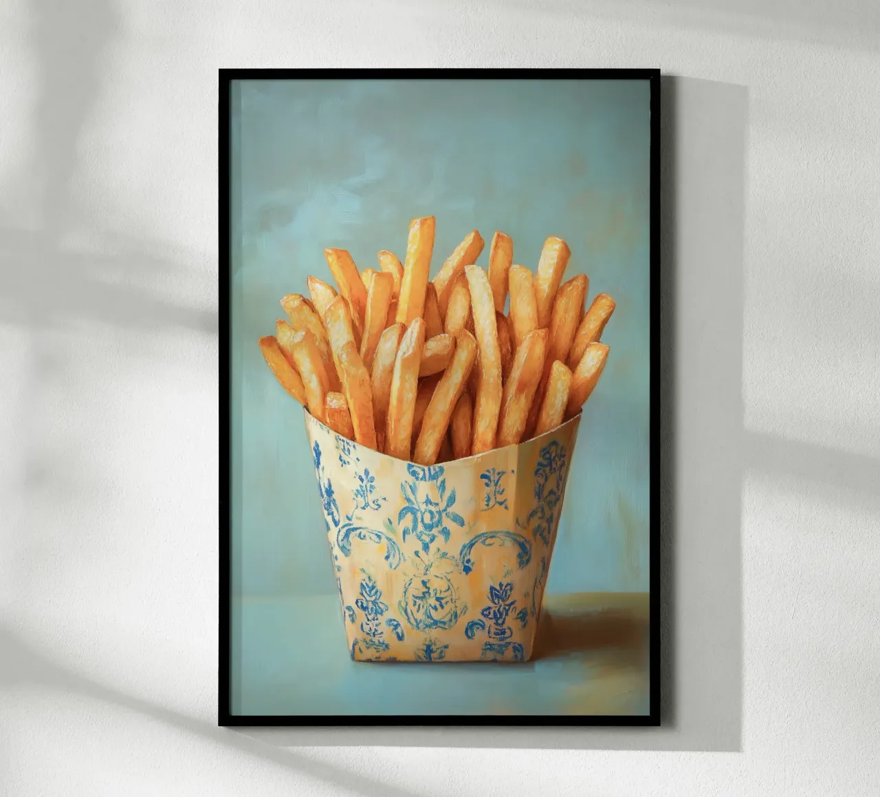Patatine fritte nostalgiche carta hahnemühle da Carinaprint