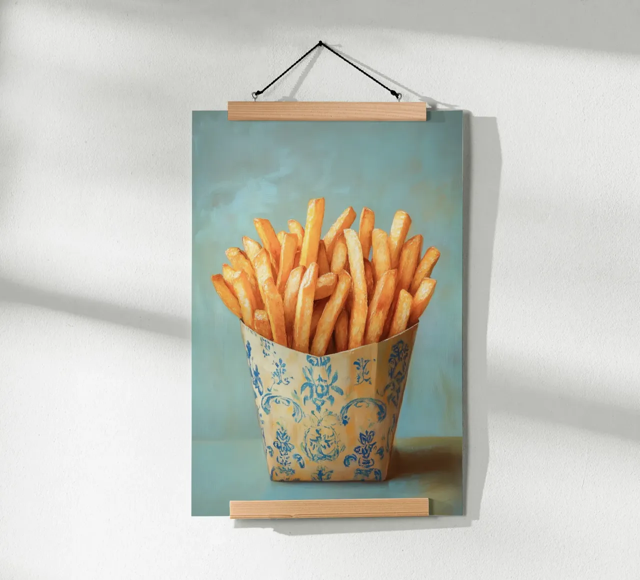 Patatine fritte nostalgiche carta hahnemühle da Carinaprint