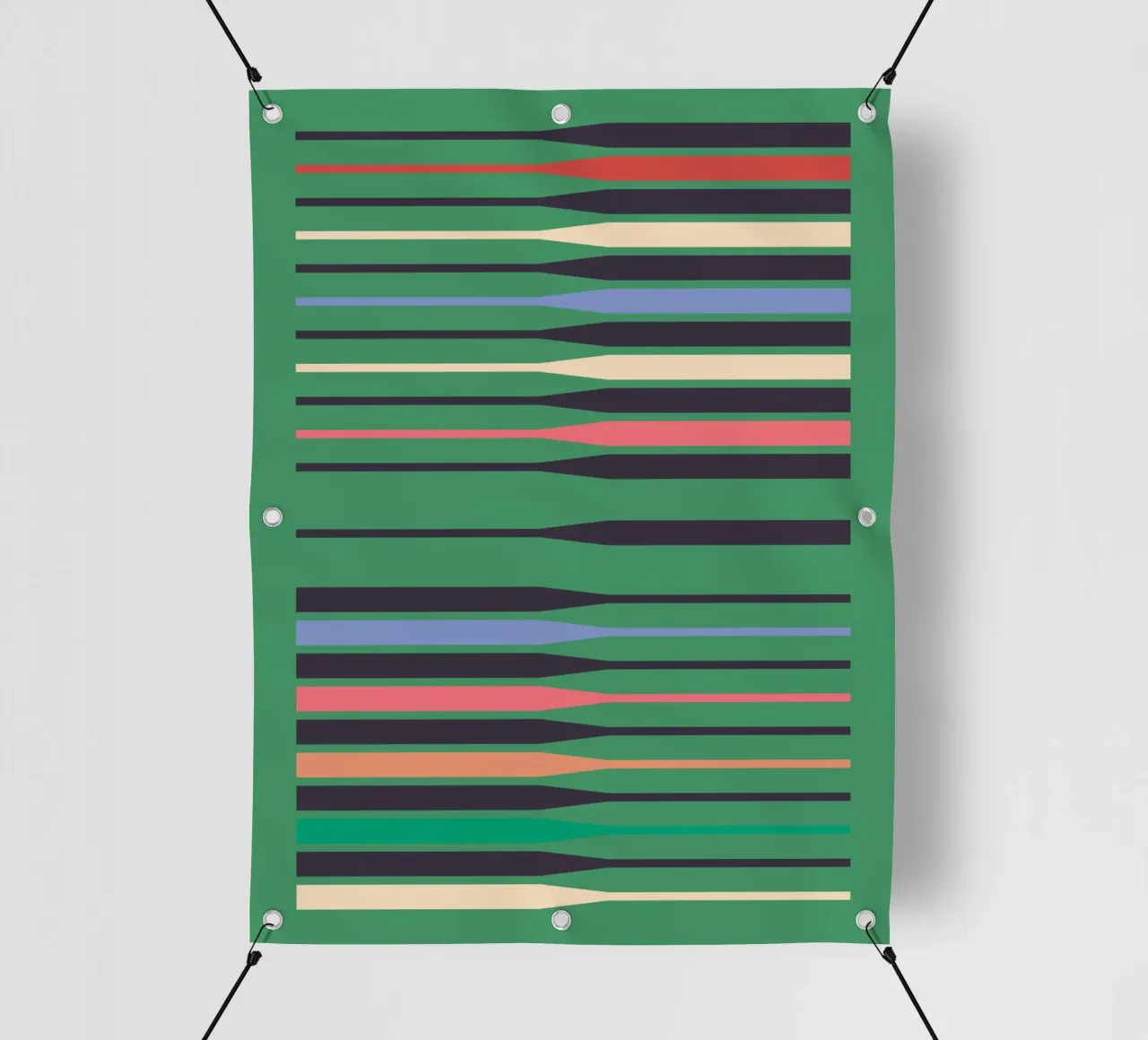 Astrazione geometrica 01 telo in pvc da Gaite