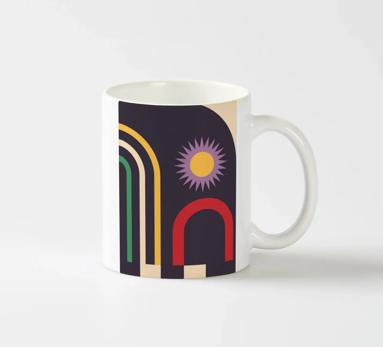 Astrazione geometrica 03 tazza in ceramica da Gaite