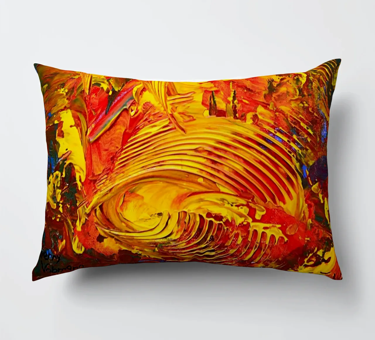 ABSTRACT FIGURE 7 cuscino da Thierry Vobmann Abstract painting