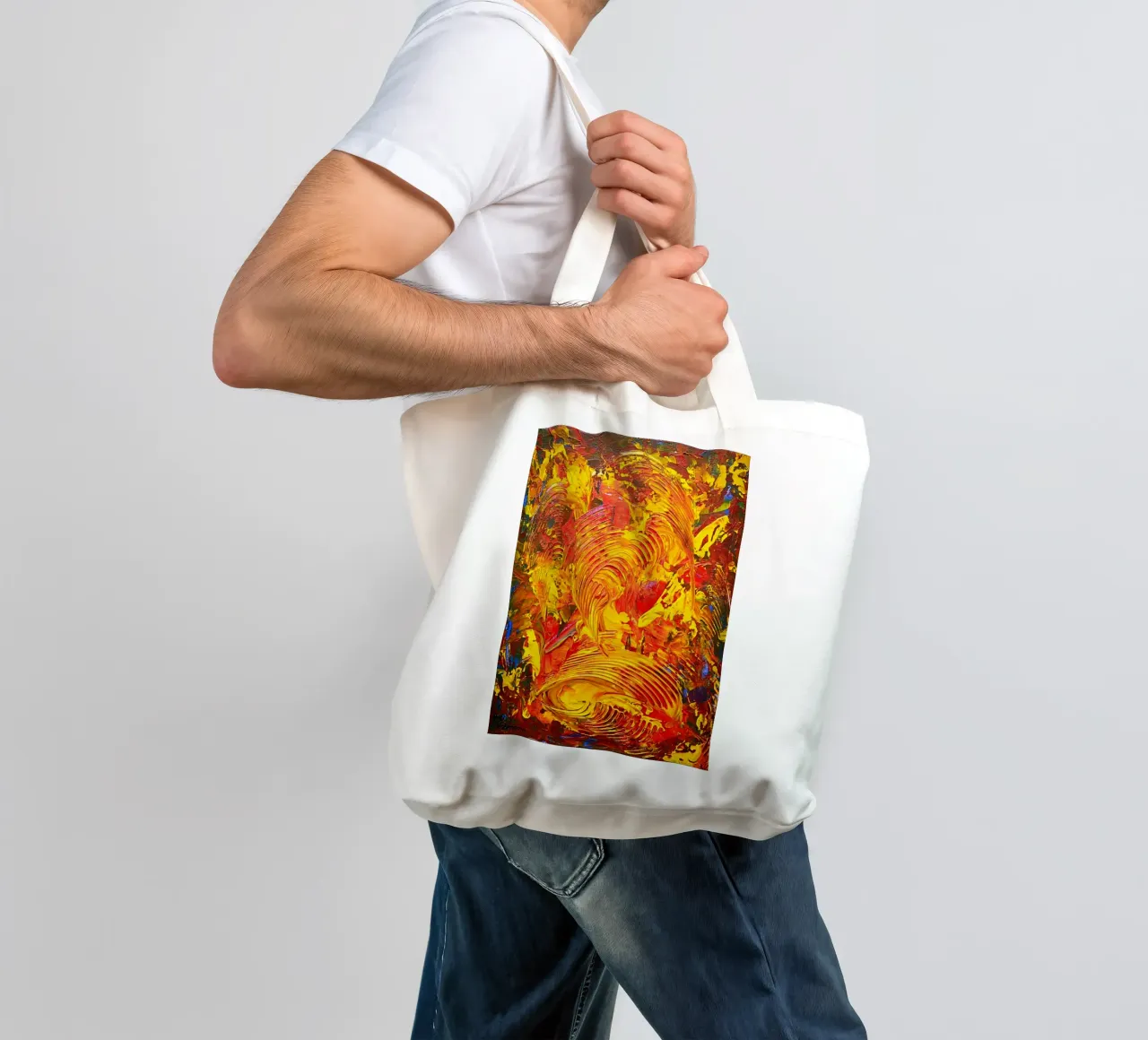 ABSTRACT FIGURE 7 tote bag de Thierry Vobmann Abstract painting